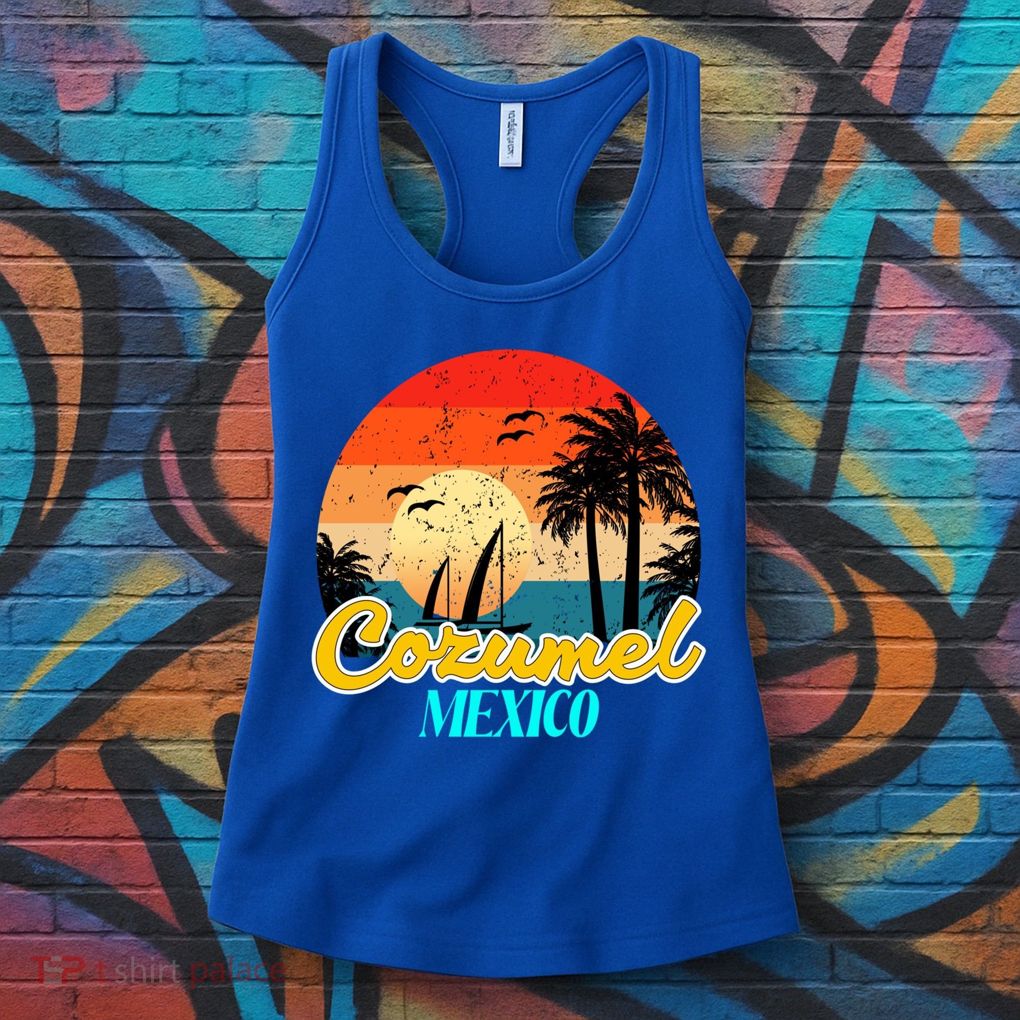 Cozumel Mexico Souvenirs Yucatan Mexico Vacay Mode Gift Women's Tank Top