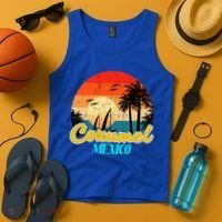 Cozumel Mexico Souvenirs Yucatan Mexico Vacay Mode Gift Tank Top thumb 4