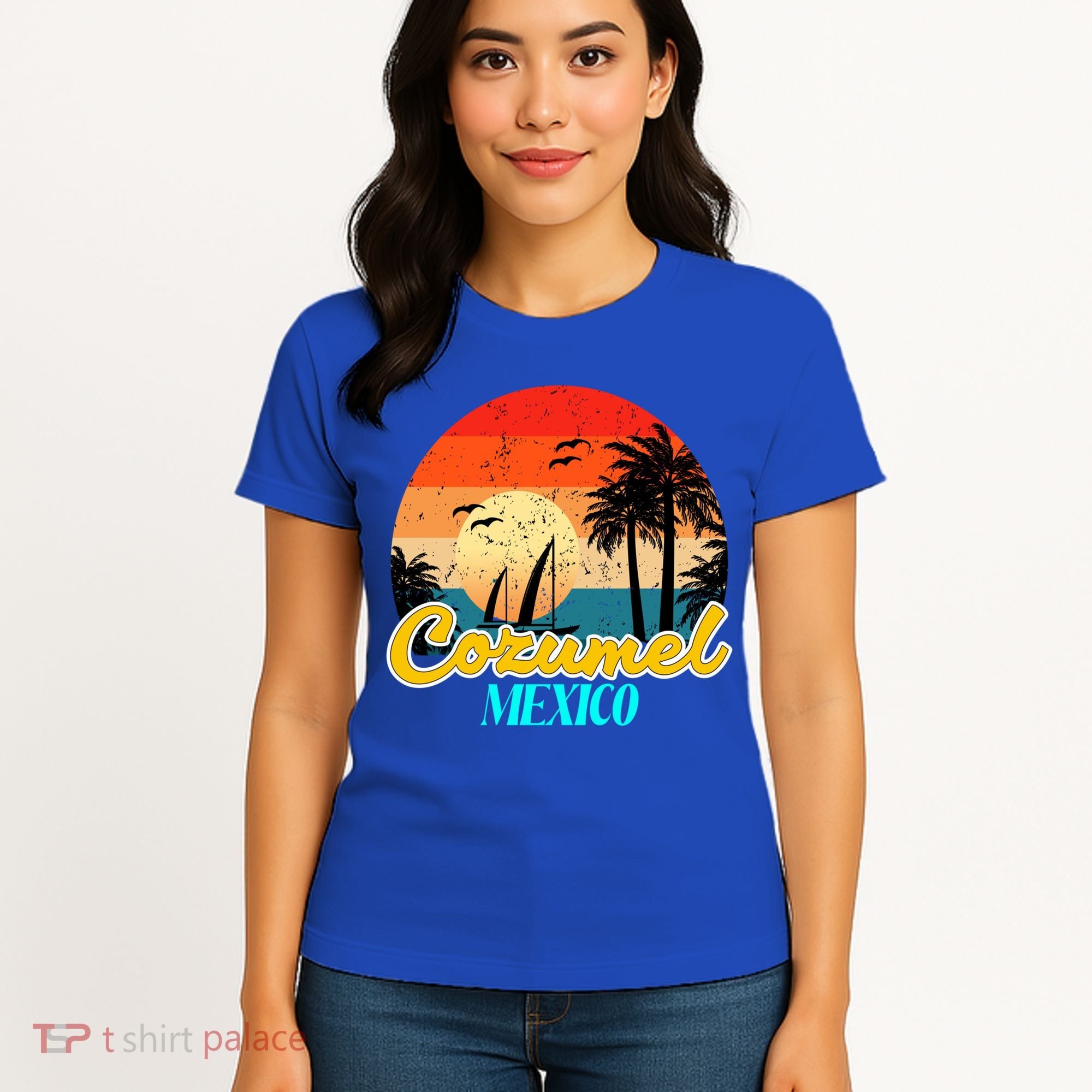 Cozumel Mexico Souvenirs Yucatan Mexico Vacay Mode Gift Women's T-Shirt