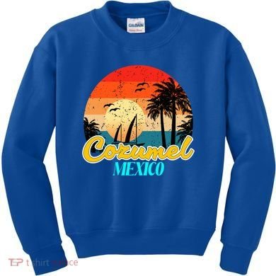Cozumel Mexico Souvenirs Yucatan Mexico Vacay Mode Gift Kids Sweatshirt