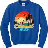 Cozumel Mexico Souvenirs Yucatan Mexico Vacay Mode Gift Kids Sweatshirt thumb 0