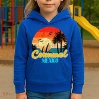 Cozumel Mexico Souvenirs Yucatan Mexico Vacay Mode Gift Kids Hoodie thumb 3