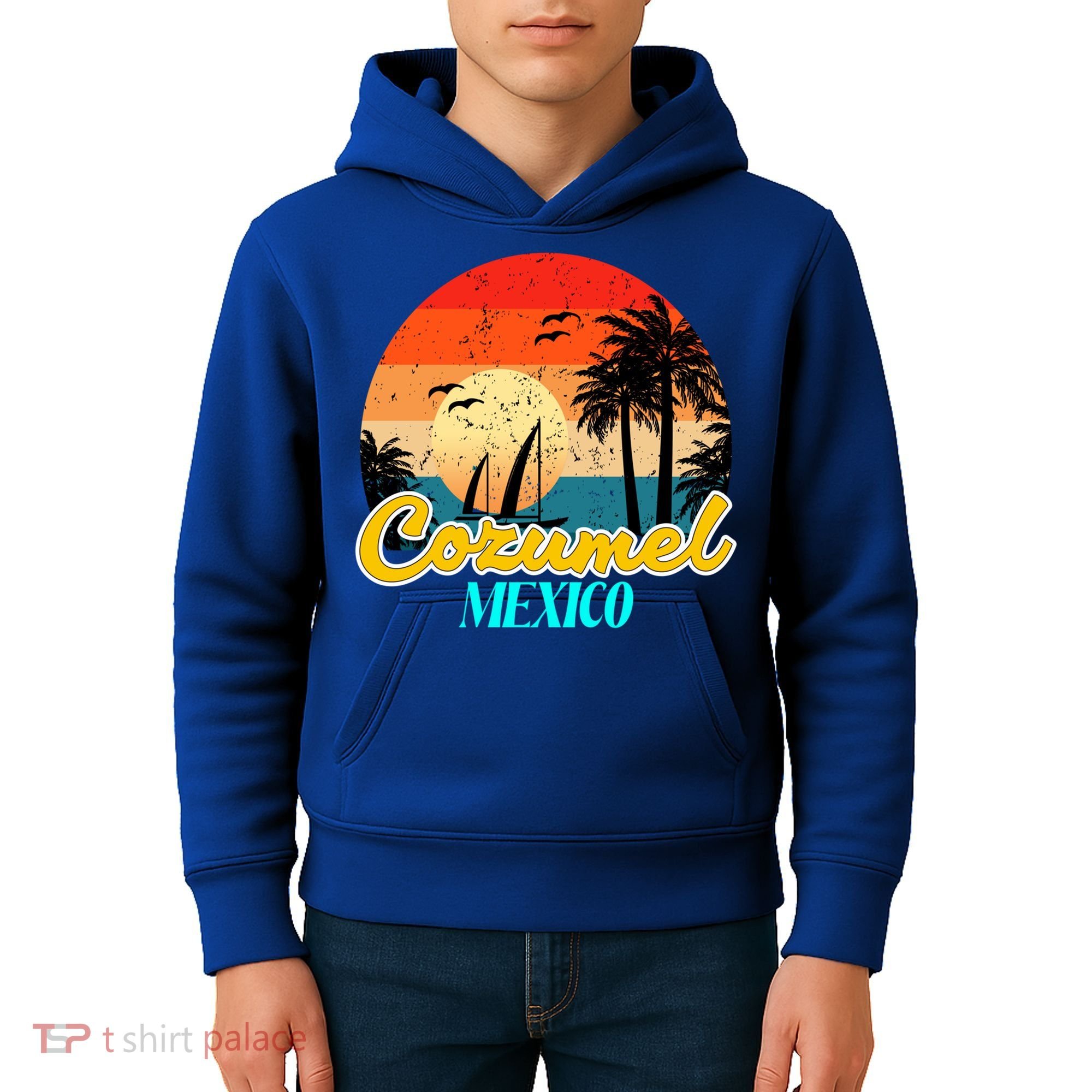 Cozumel Mexico Souvenirs Yucatan Mexico Vacay Mode Gift Kids Hoodie