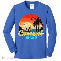 Cozumel Mexico Souvenirs Yucatan Mexico Vacay Mode Gift Kids Long Sleeve Shirt thumb 0