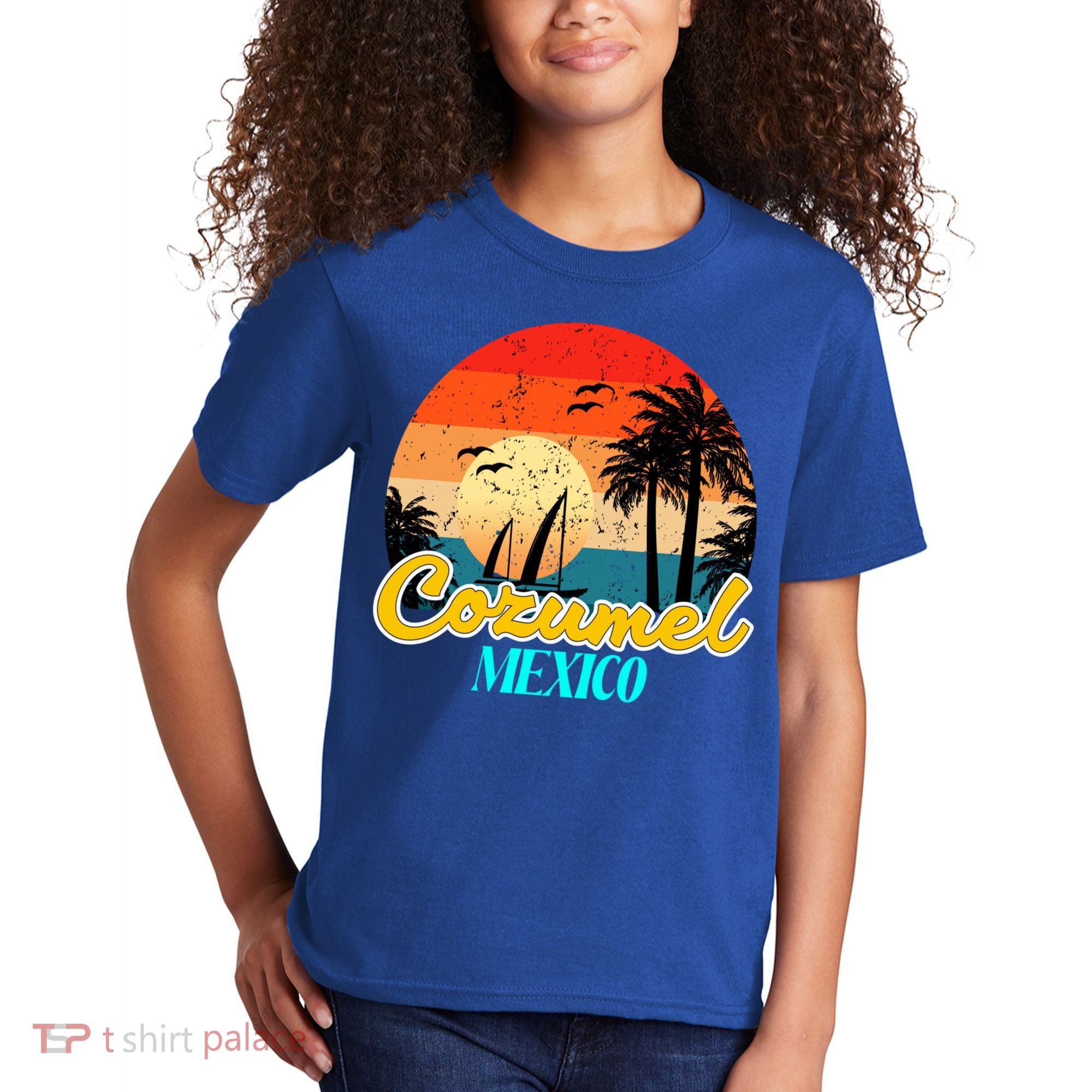 Cozumel Mexico Souvenirs Yucatan Mexico Vacay Mode Gift Kids T-Shirt