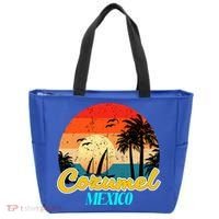Cozumel Mexico Souvenirs Yucatan Mexico Vacay Mode Gift Tote Bag thumb 0
