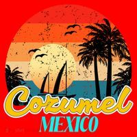 Cozumel Mexico Souvenirs Yucatan Mexico Vacay Mode Gift Santa Hat thumb 1