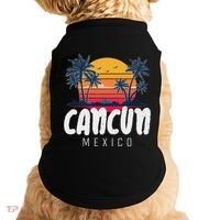 Cancun Mexico Souvenir Family Matching Vacation Cancun Doggie Tank thumb 0