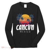 Cancun Mexico Souvenir Family Matching Vacation Cancun Long Sleeve Shirt thumb 0