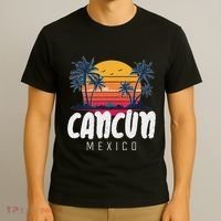 Cancun Mexico Souvenir Family Matching Vacation Cancun T-Shirt thumb 3