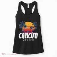 Cancun Mexico Souvenir Family Matching Vacation Cancun Women's Tank Top thumb 0