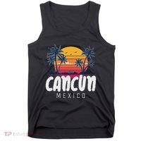 Cancun Mexico Souvenir Family Matching Vacation Cancun Tank Top thumb 0