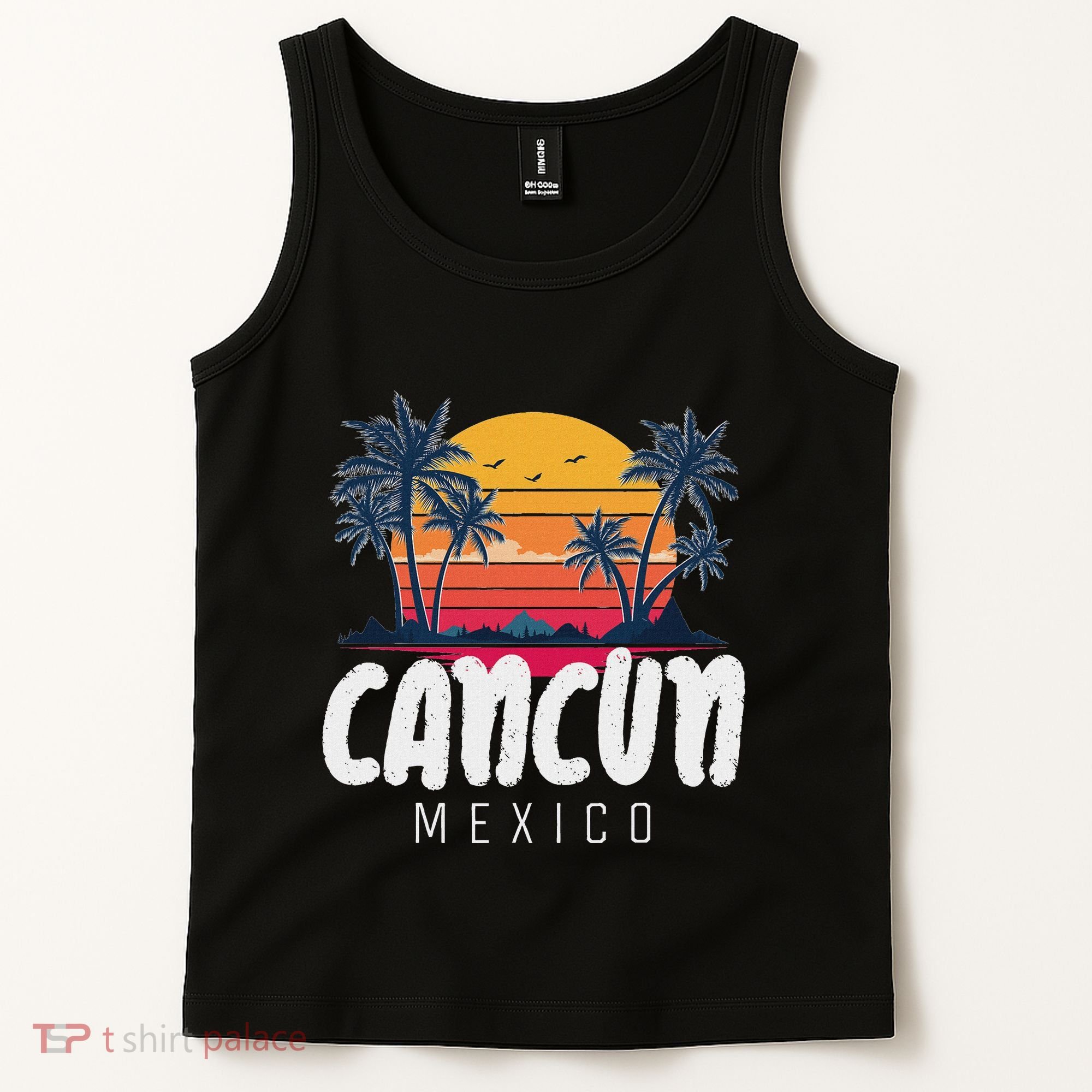 Cancun Mexico Souvenir Family Matching Vacation Cancun Tank Top