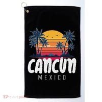 Cancun Mexico Souvenir Family Matching Vacation Cancun Golf Towel thumb 0