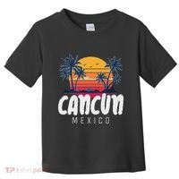 Cancun Mexico Souvenir Family Matching Vacation Cancun Toddler T-Shirt thumb 0