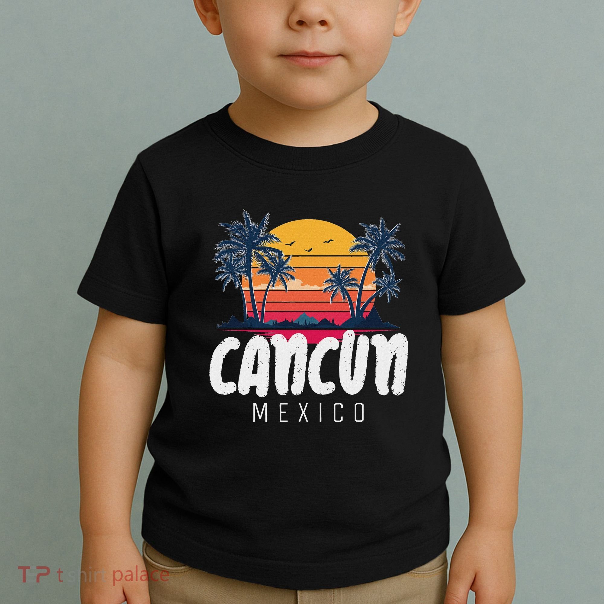 Cancun Mexico Souvenir Family Matching Vacation Cancun Toddler T-Shirt