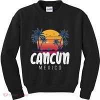 Cancun Mexico Souvenir Family Matching Vacation Cancun Kids Sweatshirt thumb 0