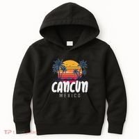 Cancun Mexico Souvenir Family Matching Vacation Cancun Kids Hoodie thumb 0