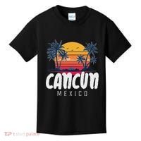 Cancun Mexico Souvenir Family Matching Vacation Cancun Kids T-Shirt thumb 0
