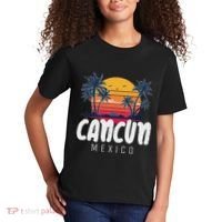 Cancun Mexico Souvenir Family Matching Vacation Cancun Kids T-Shirt thumb 2