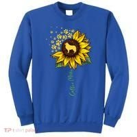 Collie Mom Sunflower Rough Collie Funny Gift Dog Mom Mama Gift Sweatshirt thumb 0