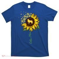 Collie Mom Sunflower Rough Collie Funny Gift Dog Mom Mama Gift T-Shirt thumb 0
