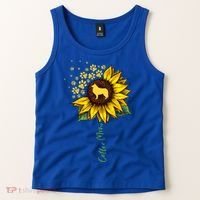 Collie Mom Sunflower Rough Collie Funny Gift Dog Mom Mama Gift Tank Top thumb 2