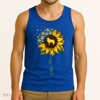 Collie Mom Sunflower Rough Collie Funny Gift Dog Mom Mama Gift Tank Top thumb 3