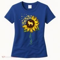 Collie Mom Sunflower Rough Collie Funny Gift Dog Mom Mama Gift Women's T-Shirt thumb 0