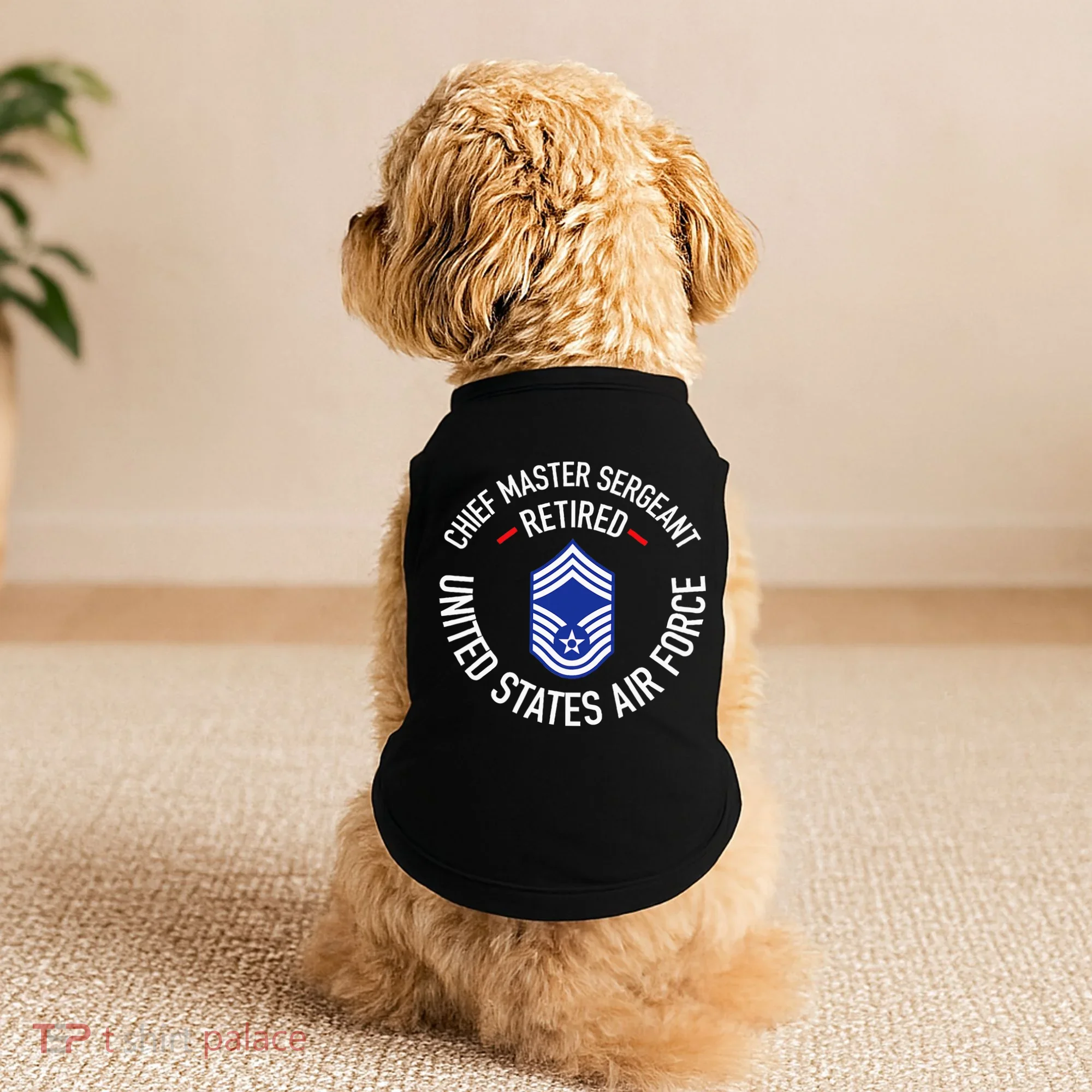 Chief Master Sergeant Retired Retirement Doggie Tank