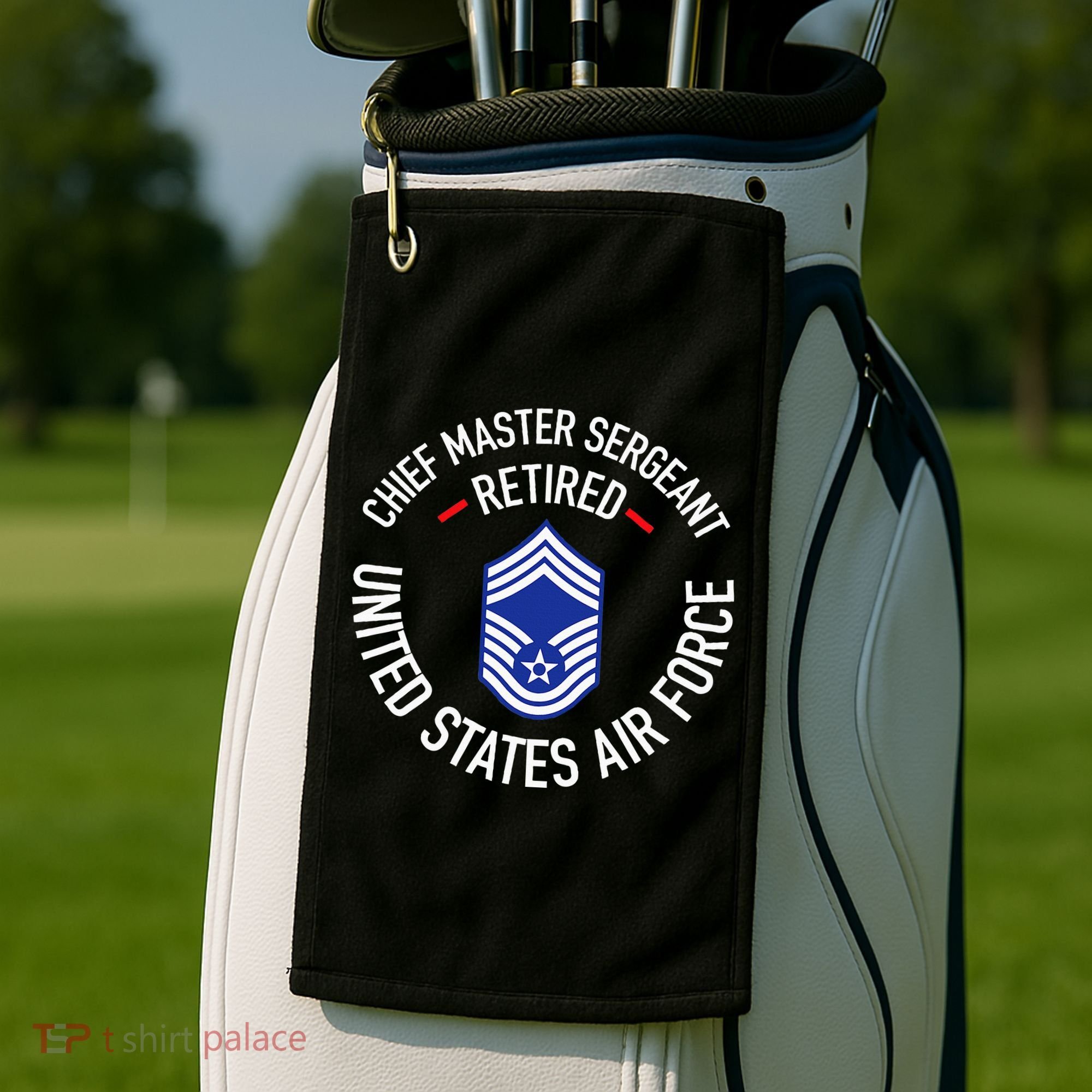 Chief Master Sergeant Retired Retirement Golf Towel