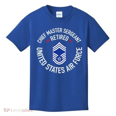 Chief Master Sergeant Retired Retirement Kids T-Shirt