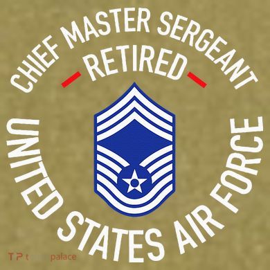 Chief Master Sergeant Retired Retirement Garment-Dyed Women's Muscle Tee