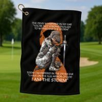 Cute Multiple Sclerosis Gift Great Gift Funny Gift Awareness Cool Gift Golf Towel thumb 1