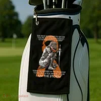 Cute Multiple Sclerosis Gift Great Gift Funny Gift Awareness Cool Gift Golf Towel thumb 2