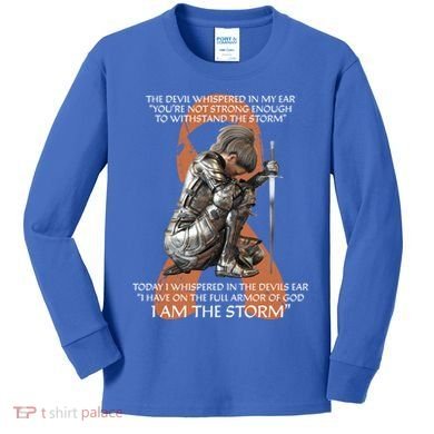 Cute Multiple Sclerosis Gift Great Gift Funny Gift Awareness Cool Gift Kids Long Sleeve Shirt