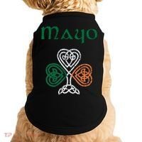 County Mayo Shamrock Ireland Flag Craic And Ceol Gift Doggie Tank thumb 0