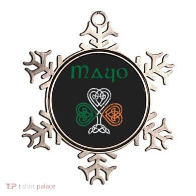 County Mayo Shamrock Ireland Flag Craic And Ceol Gift Ornament