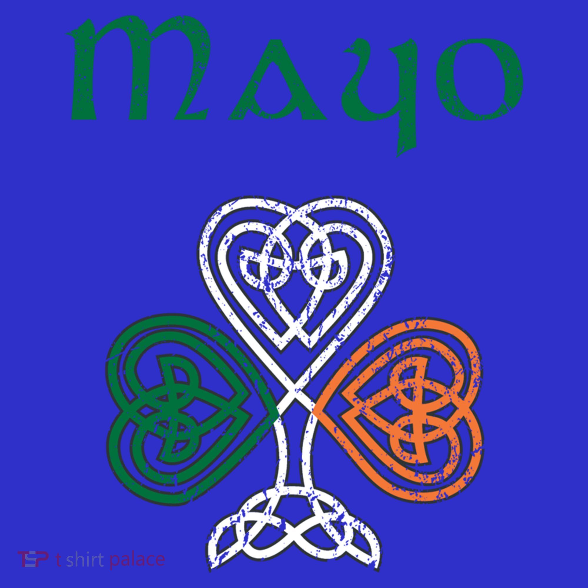 County Mayo Shamrock Ireland Flag Craic And Ceol Gift Long Sleeve Shirt