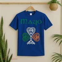 County Mayo Shamrock Ireland Flag Craic And Ceol Gift T-Shirt thumb 2