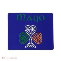 County Mayo Shamrock Ireland Flag Craic And Ceol Gift Mousepad thumb 0