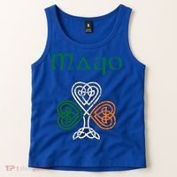 County Mayo Shamrock Ireland Flag Craic And Ceol Gift Tank Top thumb 2