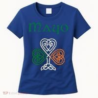 County Mayo Shamrock Ireland Flag Craic And Ceol Gift Women's T-Shirt thumb 0