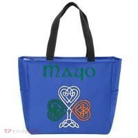 County Mayo Shamrock Ireland Flag Craic And Ceol Gift Tote Bag thumb 0