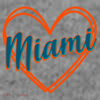 Cute Miami Sports Football Heart Hoodie thumb 2