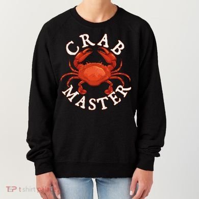 Crab Master Seafood Crustacean Sea Lover Hunting Crabbing Women's Sweatshirt