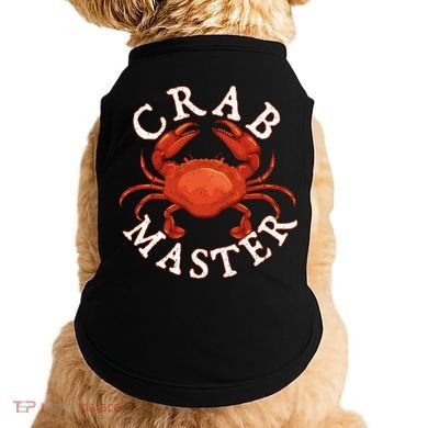 Crab Master Seafood Crustacean Sea Lover Hunting Crabbing Doggie Tank