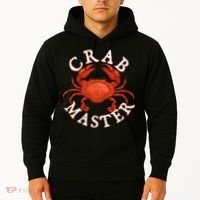 Crab Master Seafood Crustacean Sea Lover Hunting Crabbing Hoodie thumb 2