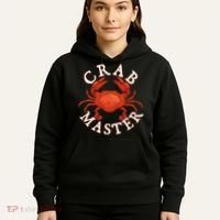 Crab Master Seafood Crustacean Sea Lover Hunting Crabbing Hoodie thumb 5