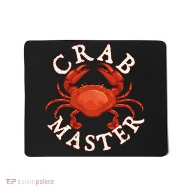 Crab Master Seafood Crustacean Sea Lover Hunting Crabbing Mousepad
